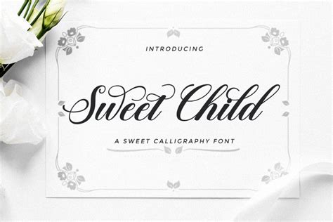 Sweet Child Script 1134479 Calligraphy Font Bundles