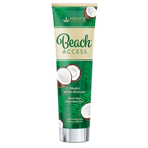 Hempz Beach Access White Bronzer Tanning Lotion Tan2day Tanning Supply