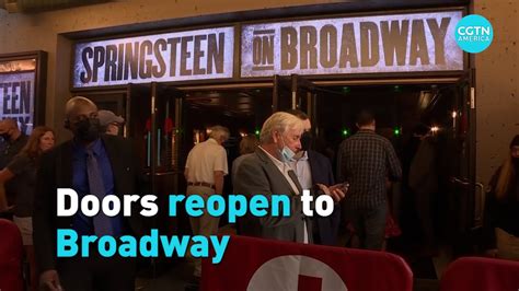 Covid 19 Broadway Theaters Reopen After More Than A Year Youtube