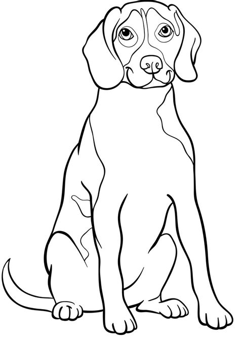 Beagle Coloring Pages For Kids Create Your Own Coloring