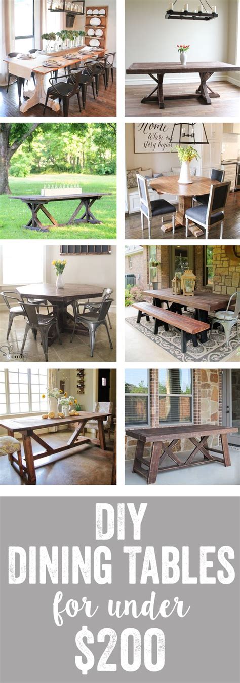 Diy Dining Table Free Plans