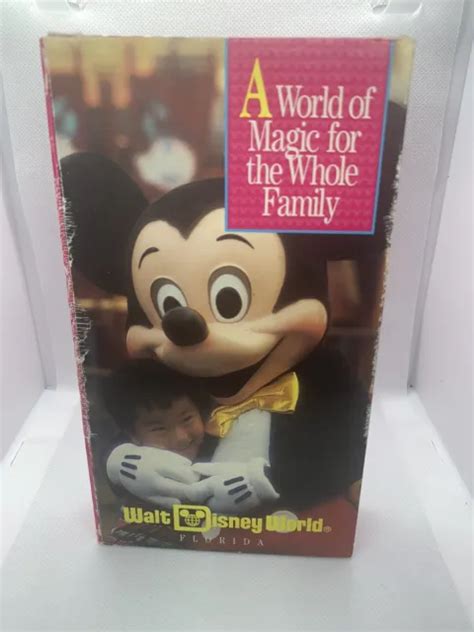 Walt Disney World Vacation Planning 1996 Vhs 700 Picclick