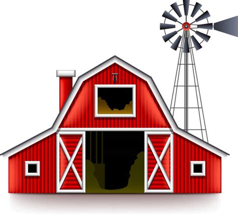 Red Barn Wood Clip Art Vector Images And Illustrations Istock