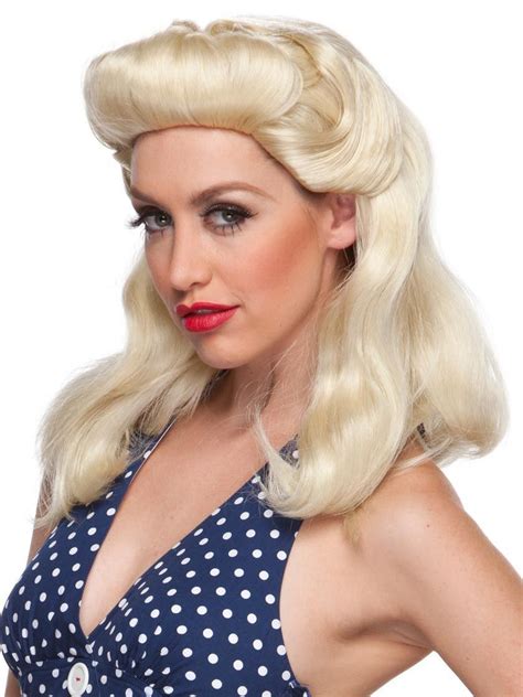Retro Costume Wig 40 S Pinup Girl Wig THEATRICAL WIGS WOMEN S