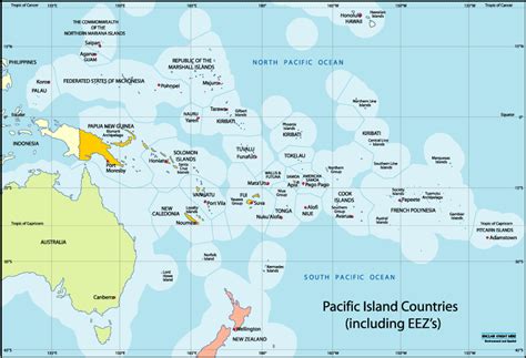 Pacific Island Map Pacific Map Island Map South Pacific Islands