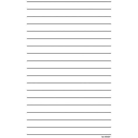 Giant Bold Line Writing Paper Pad Of 50