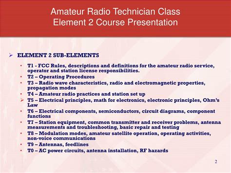 Ppt Technician Licensing Class T5 Powerpoint Presentation Free