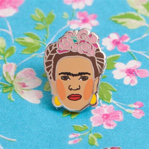 frida kahlo enamel pin shock store