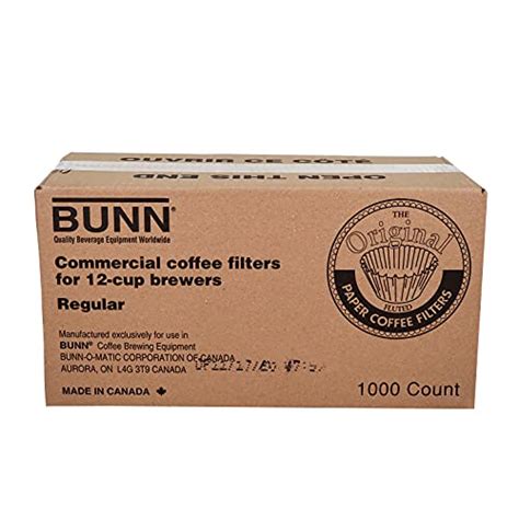 Bunn 12 Cup Commercial Coffee Filters 1000 Count 201150000 Pricepulse