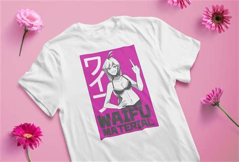 Anime Waifu Shirt Anime Shirt T For Girlfriend Japanese Etsy