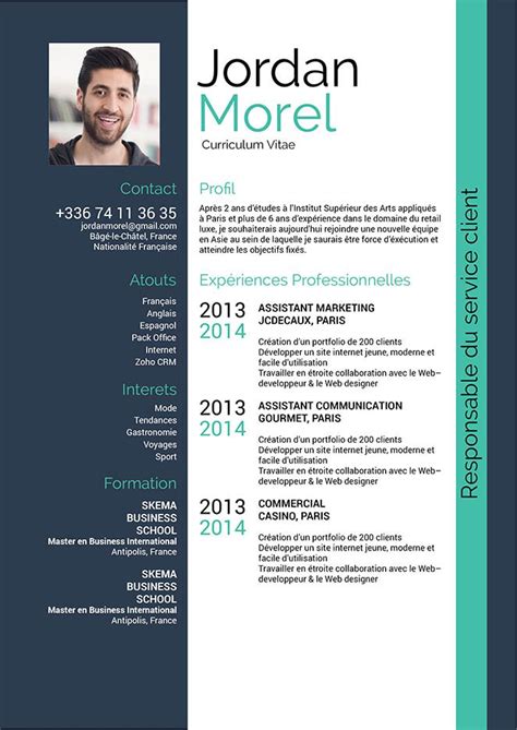 Exemple De Biographie Cv  Bus Contoh x