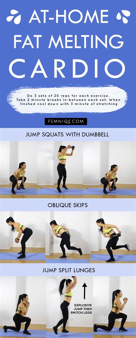 Cardio Without Running Workouts These 3 Moves Obliterate Fat Femniqe