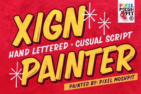 27 Retro Sign Painter Fonts For Your Signs Labels And Logos Hipfonts