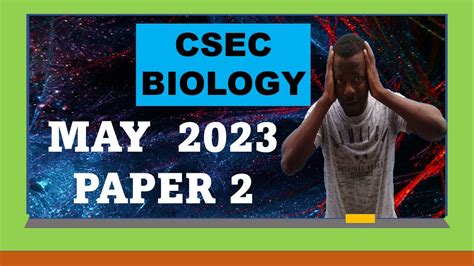 Csec Biology Paper 2 2023 Youtube