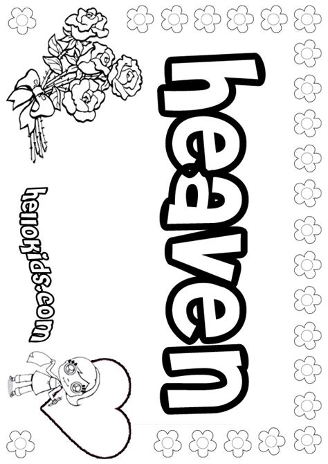 Heaven Coloring Pages