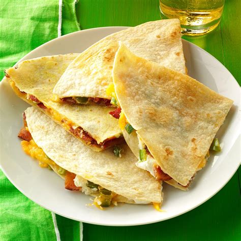 Melt one tablespoon of butter in a large skillet. Jalapeno Popper Quesadillas Recipe | Taste of Home