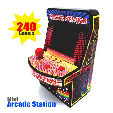 Mini Classic Arcade Station Mini Game Machine With 240 Retro Fc Games