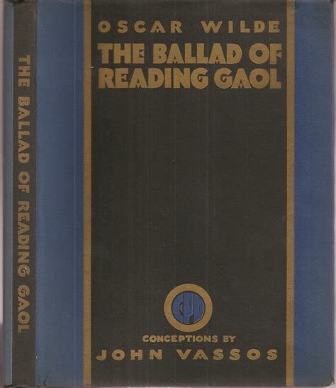 The Ballad Of Reading Gaol Oscar Wilde John Vassos First Edition Thus