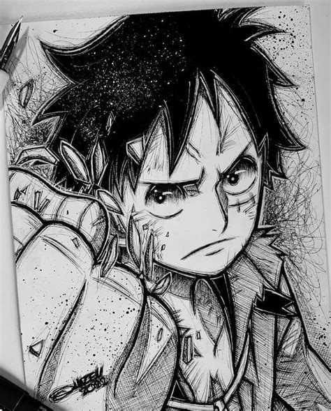 20 Drawings Of Monkey D Luffy From One Piece Beautiful Dawn Designs