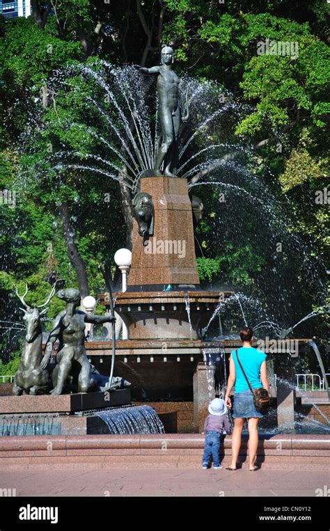 The Archibald Fountain Hyde Park Sydney New South Wales Australia Stock Photo Alamy