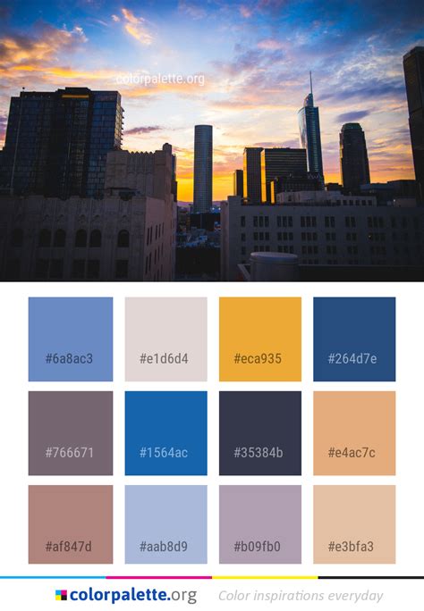 Sky Skyline City Color Palette