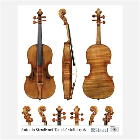 Antonio Stradivari Dancla Violin 1708 Poster The Strad Shop