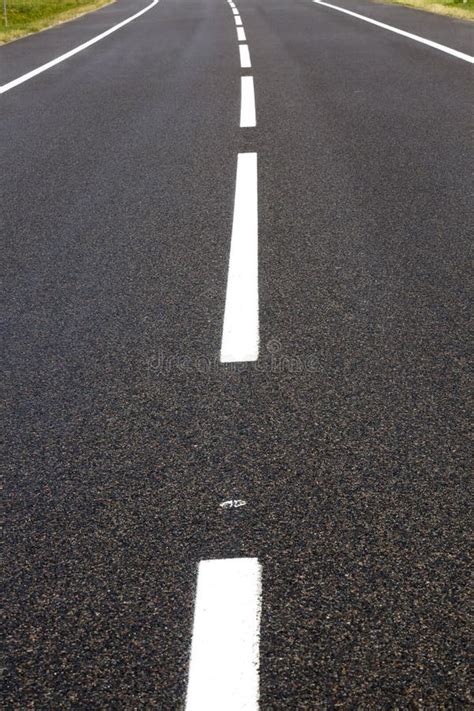 Road Markings Close Up Stock Photo Image Of Avenue 80302970