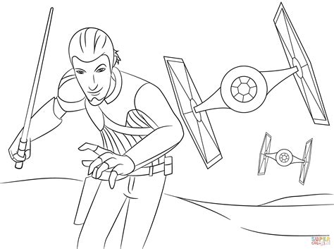 Star Wars Kylo Ren Kleurplaat