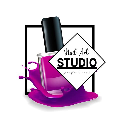 Nail Art studio logo design template. 484972 - Download Free Vectors, Clipart Graphics & Vector Art