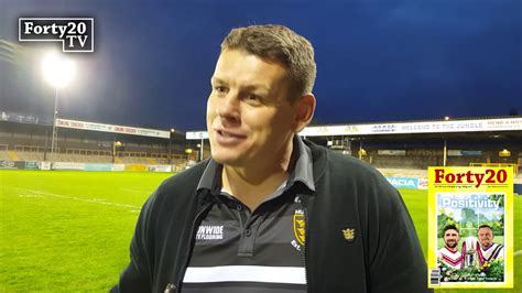 Forty20 Tv Lee Radford After Hull Fc Win 31 18 At Castleford Tigers Youtube