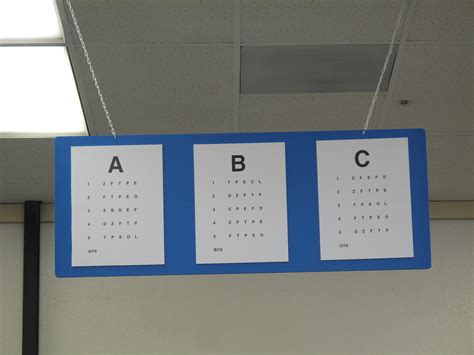 Dmv eye charts 105365 the same eye chart is hanging up flickr dmv eye