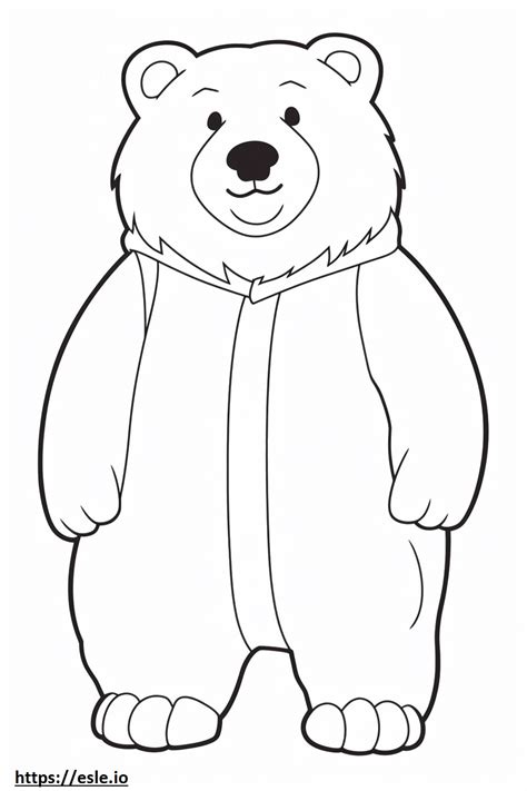 Bea Tzu Full Body Coloring Page