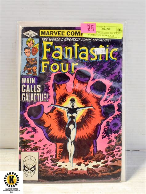 Marvel Fantastic Four 244 Comic 1st Frankie Ray
