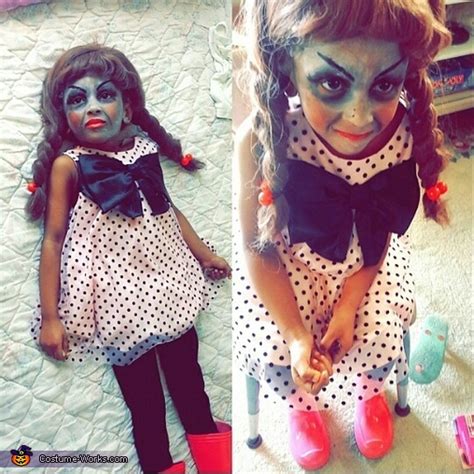 Annabelle Doll Costume For Girls Creative Diy Costumes