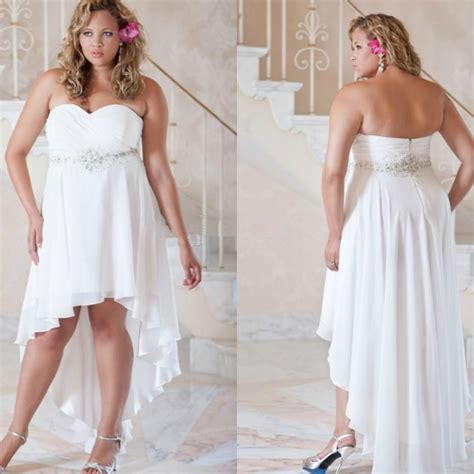 Buy Plus Size Wedding Dresses 2016 Beaded White