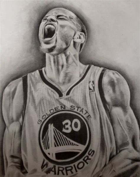 Basketball Player Drawing Stephen Curry Realistic Pencil Drawings