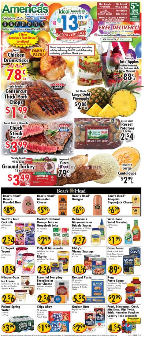 Main street, randolph, ma 02368. America's Food Basket Weekly Ad - sales & flyers specials ...