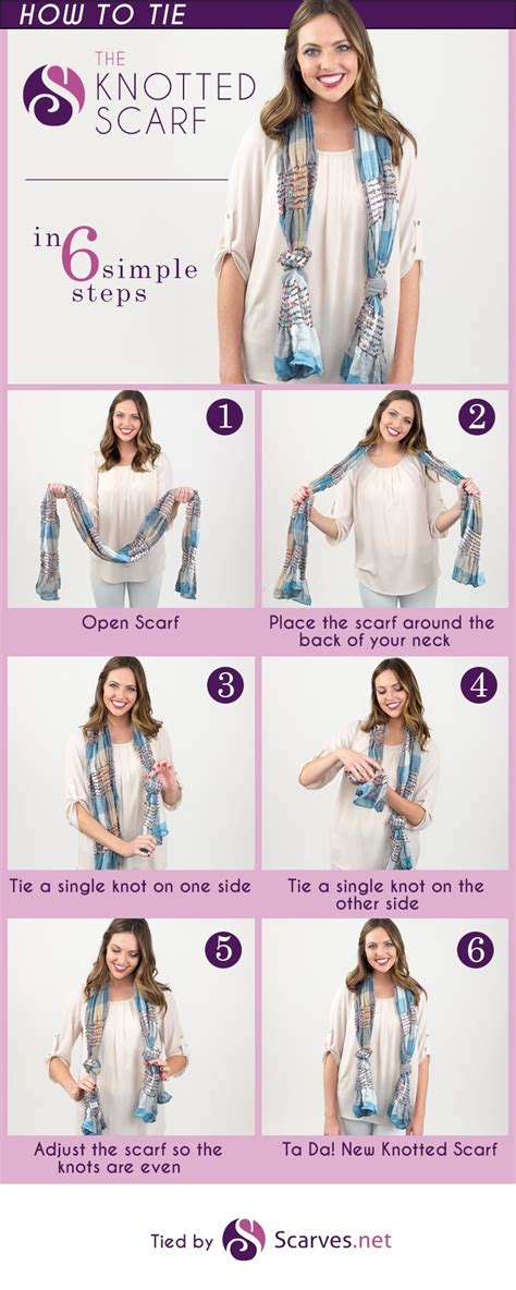 Instructions Step 1 Place The Scarf At The Back Of Your Neck With The