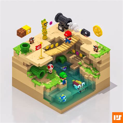 Check Out This Behance Project “mario 3d Land Fan Art”