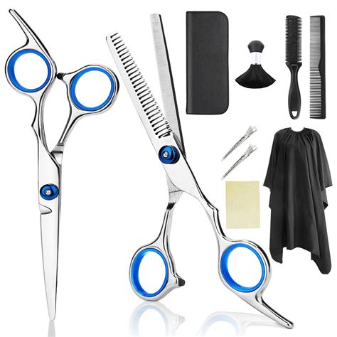 10pcs Professional Hairdressing Scissors Kit Hair Cutting Scissors Hair