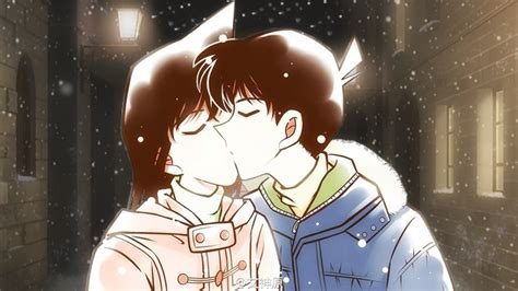 Detective Conan Ran And Shinichi Kiss