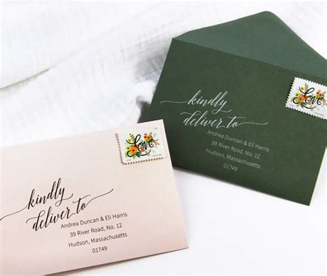 Invitations Announcements Templates Return Wedding Address Labels