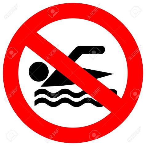 No Swimming Sign Clipart 10 Free Cliparts Download Images On
