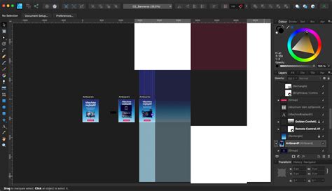 Affinity Shows Multicoloured Squares While Using Artboards Its Error