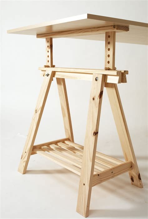 tréteau bois architecte astigarraga h 70 x l 70 cm au meilleur prix en stock livraison