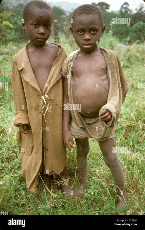 Africa Uganda Poor Children Dressed In Rags Stock Photo 1765269 Alamy