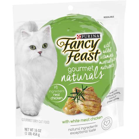 Bag 313 $7 38 ($0.15/ounce) Fancy Feast Gourmet Naturals with White Meat Chicken Adult ...