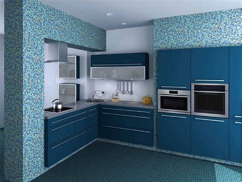 Esta cocina demuestra que el color a la cocina le sienta de maravilla. Fotos Cocinas de Color Azul - Colores en Casa