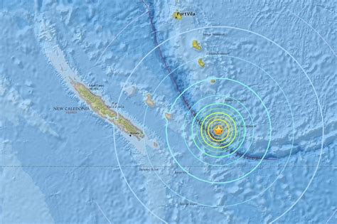 71 Magnitude Quake Hits Pacific Island New Caledonia