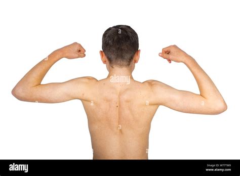 Teenage Boy Flexing Muscles Stock Photos And Teenage Boy Flexing Muscles